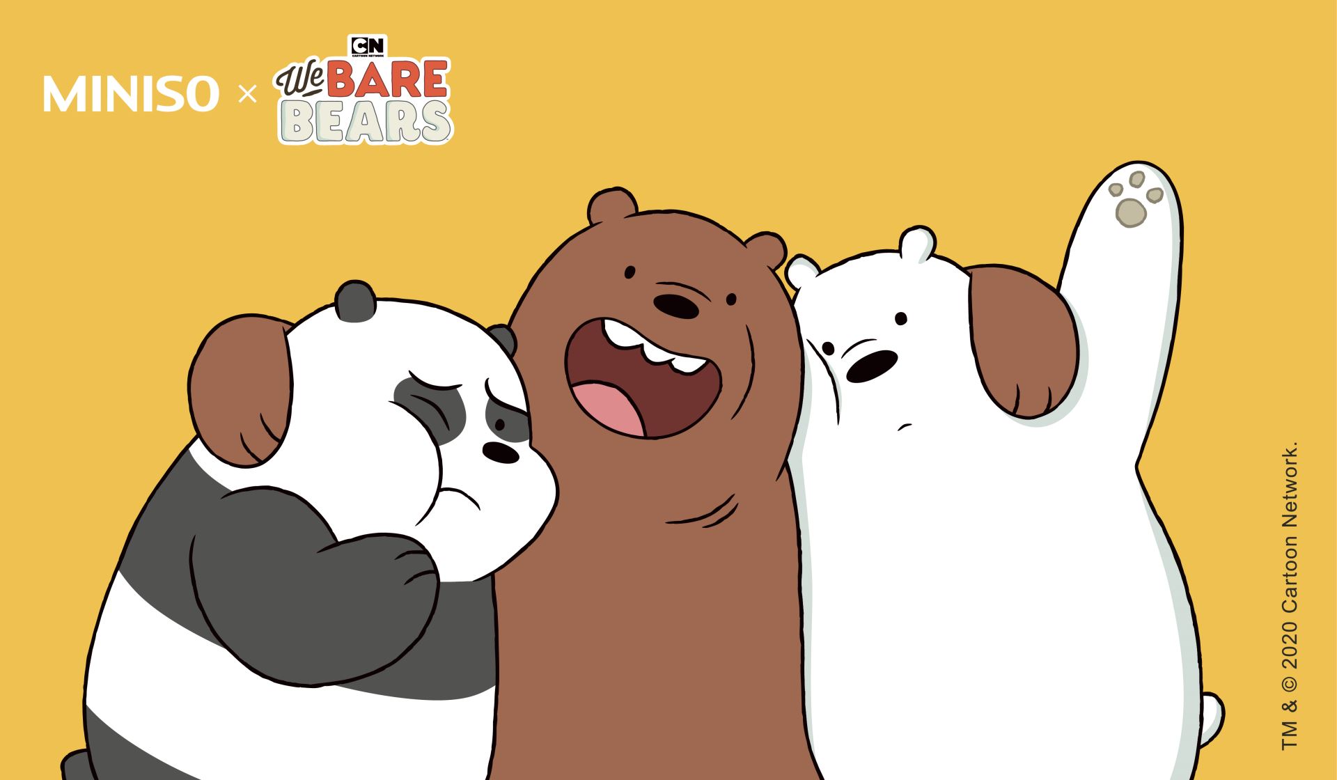 Cartoon Network We Bare Bears Tote Shoulder Bag India