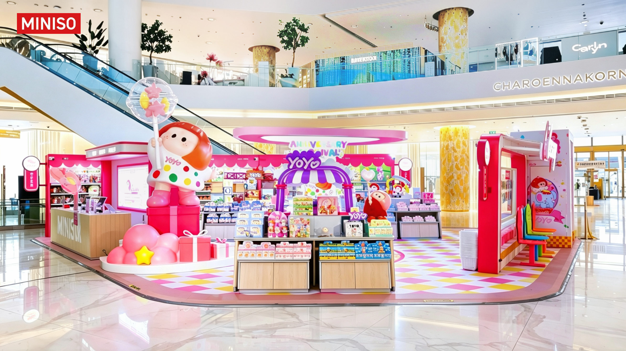 MINISO Celebrates One Year of its Proprietary IP YOYO with Its First Overseas Birthday Pop-Up in Thailand